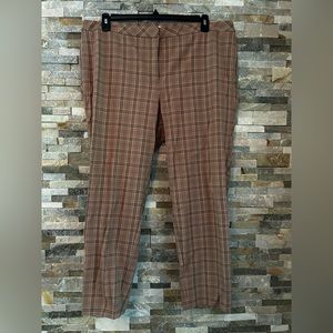J. Jill Size 20 Premium Bi-Stretch Plaid Pants
